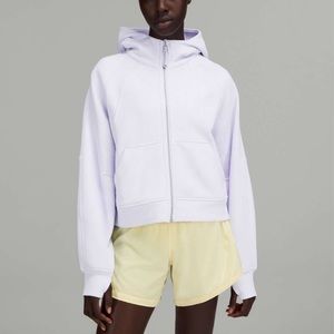 Lululemon Scuba Full Zip Pastel Blue size M/L